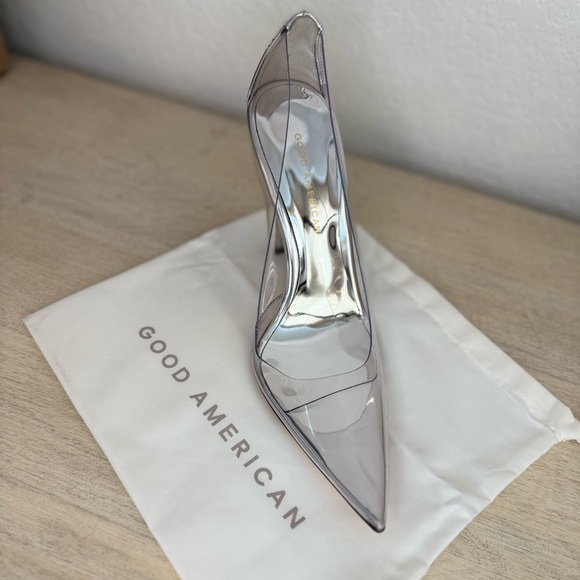 Good America | Clear Cinder-F*KING-ella Pump “Glass” Heels - Picture 5 of 6